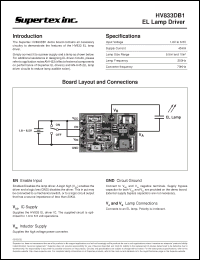 Click here to download HV833DB1 Datasheet