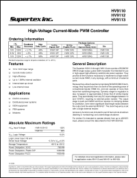 Click here to download HV9112PJ Datasheet