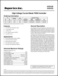 Click here to download HV9120PJ Datasheet