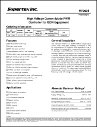 Click here to download HV9605P Datasheet