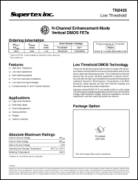 Click here to download TN2435N8 Datasheet