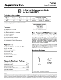 Click here to download TN2540 Datasheet