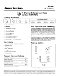 Click here to download TN2640ND Datasheet