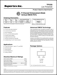 Click here to download TP5335NW Datasheet
