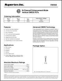 Click here to download VN0550 Datasheet