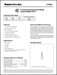 Click here to download VP0808L Datasheet