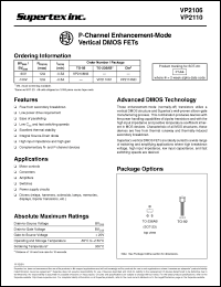 Click here to download VP2110ND Datasheet
