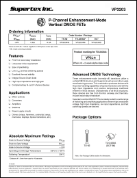 Click here to download VP3203N3 Datasheet