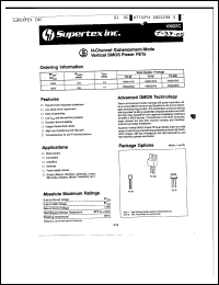 Click here to download VN0216N3 Datasheet