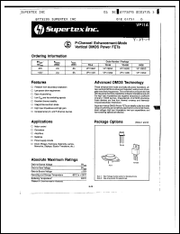 Click here to download VP1110ND Datasheet