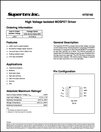 Click here to download HT0740 Datasheet