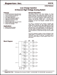 Click here to download HV219FG Datasheet