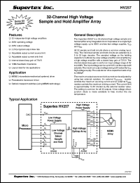 Click here to download HV257FG Datasheet