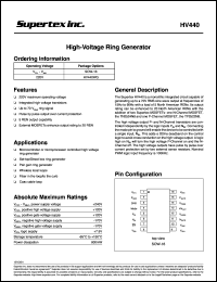 Click here to download HV440 Datasheet