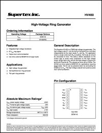 Click here to download HV450 Datasheet