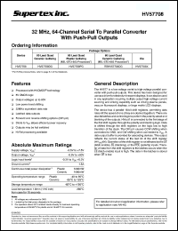 Click here to download HV57708 Datasheet