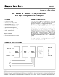 Click here to download HV582 Datasheet