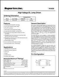 Click here to download HV830 Datasheet