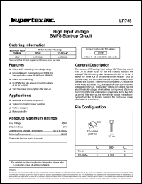 Click here to download LR745 Datasheet