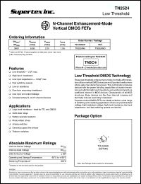 Click here to download TN2524 Datasheet