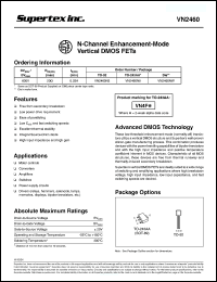 Click here to download VN2460 Datasheet