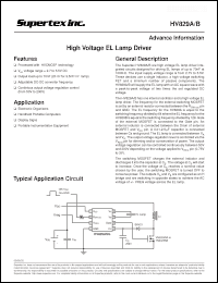 Click here to download HV829B Datasheet