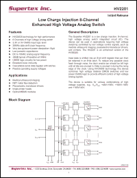Click here to download HV2201B1-G Datasheet