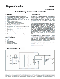 Click here to download HV461FG Datasheet