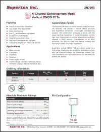 Click here to download 2N7000_07 Datasheet