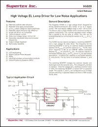 Click here to download HV859 Datasheet
