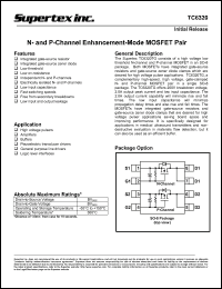 Click here to download TC6320 Datasheet