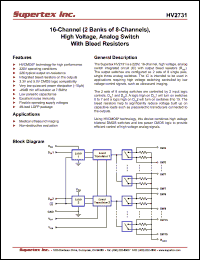 Click here to download HV2731 Datasheet