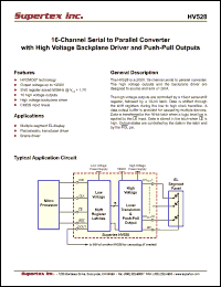 Click here to download HV528K6-G Datasheet