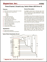 Click here to download HV9982K6-G Datasheet