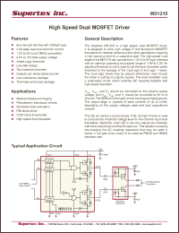 Click here to download MD1210K6-G Datasheet