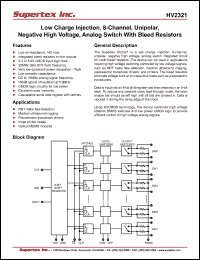 Click here to download HV2321FG-G Datasheet