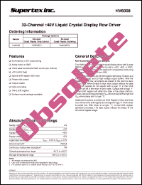 Click here to download HV6008_07 Datasheet