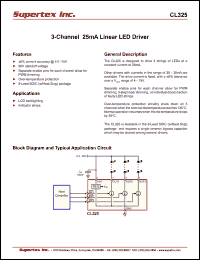 Click here to download CL325 Datasheet