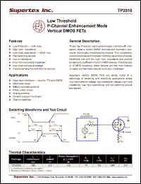 Click here to download TP2510_07 Datasheet