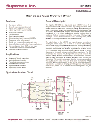 Click here to download MD1813 Datasheet