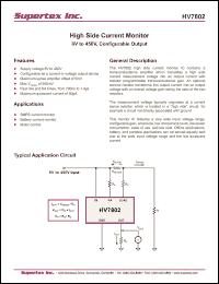Click here to download HV7802 Datasheet