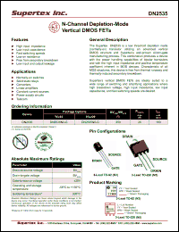 Click here to download DN2535N5-G Datasheet