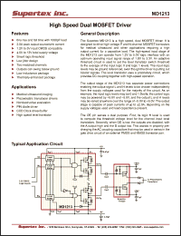 Click here to download MD1213K6-G Datasheet