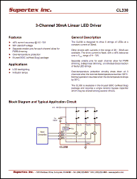 Click here to download CL330SG-G Datasheet
