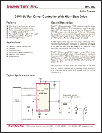 Click here to download HV7100 Datasheet