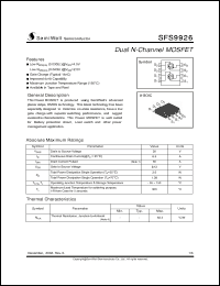 Click here to download SFS9926 Datasheet