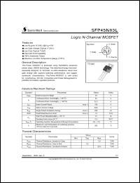 Click here to download SFP45N03 Datasheet