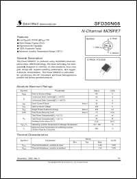 Click here to download SFD30N06 Datasheet