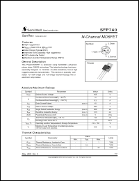 Click here to download SFP740 Datasheet