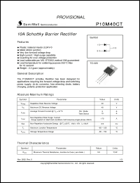 Click here to download P10M40 Datasheet